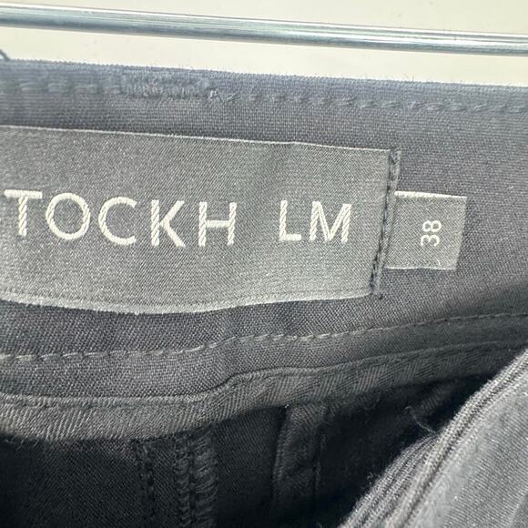 STOCKH LM Trousers Tina Pant Skinny Leg Pull On Casual Black Size 38 / 8 NWT - Picture 12 of 13